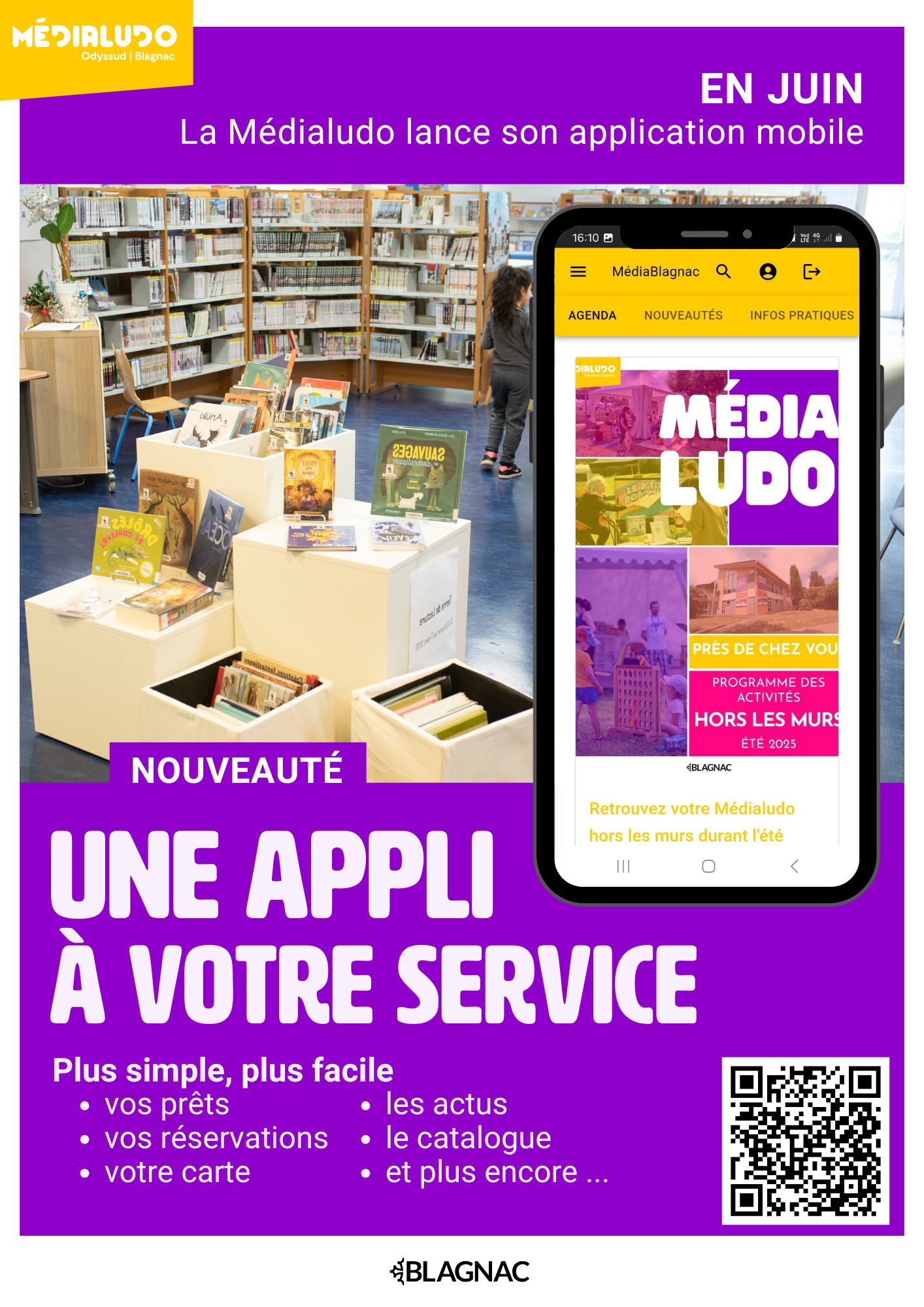 affiche une appli à votre service