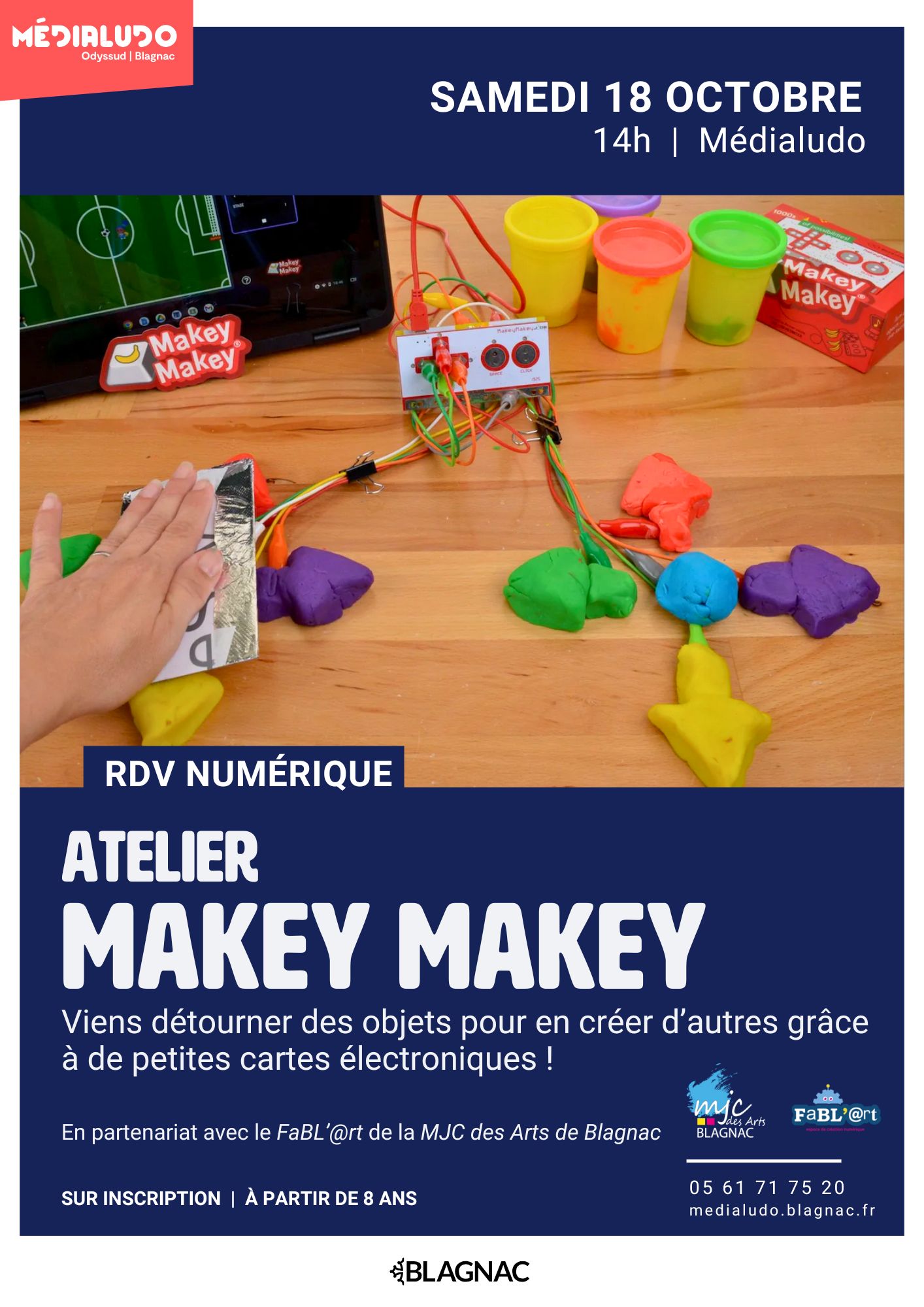 Visuel atelier Makey makey